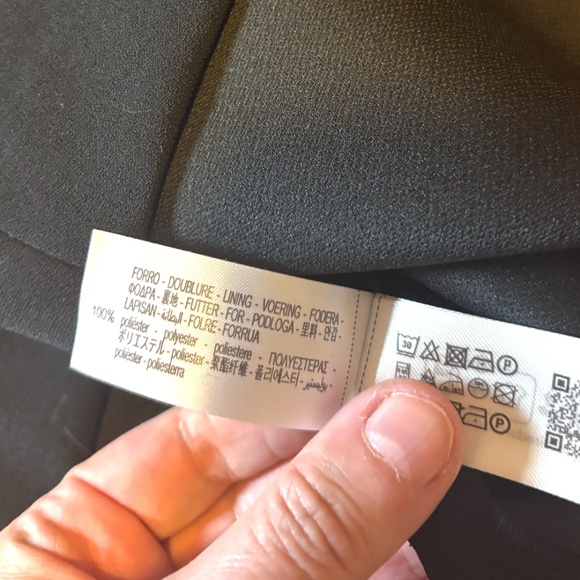 Zara black short sleeve mini dress made in Europe NWT - Picture 8 of 16